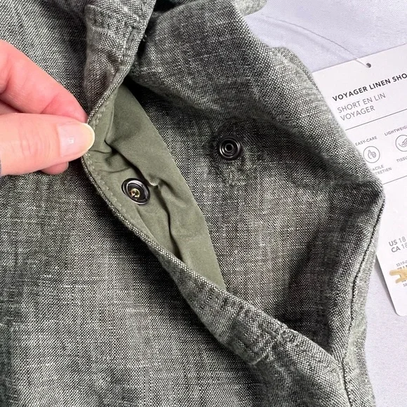 Athleta Voyager Linen Shorts - Picture 14 of 16